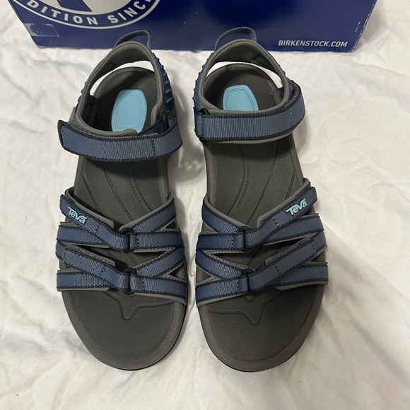 Teva Tirra sandals Bering blue hiking shoes women 7 outdoor Velcro strap navy - Picture 11 of 16
